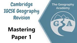 Mastering Paper 1 Cambridge IGCSE Geography Course [upl. by Felicio]