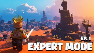 100 Dry Valley Expert Mode in LEGO Fortnite [upl. by Shepp]