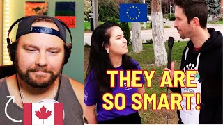 Canadian Reacts to Can Europeans Answer Simple Geography Questions [upl. by Brigit]