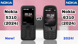 Nokia 5310 2024 Vs Nokia 6310 2024 [upl. by Nelia]