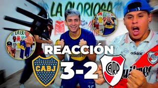 REACCIÓN BOCA VS RIVER  SUPERCLASICO ARGENTINO  LA GLORIOSA [upl. by Inej]