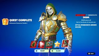 Fortnite Complete Doom Quests Guide  How to Unlock All Doctor Doom Rewards [upl. by Lauri]