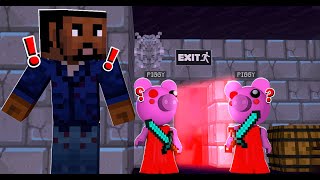 Minecraft  PIGGY BREAKOUT Warning SCARY [upl. by Merl192]