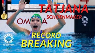 Tatjana Schoenmaker storms to world recordbreaking victory in the womens 200m breaststroke [upl. by Nagam]