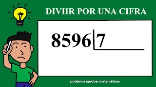 DIVIDIR POR 1 CIFRA [upl. by Hutt687]