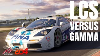 LCS vs Gamma  Assetto Corsa Pure Mod Graphics HeadtoHead [upl. by Jacklyn]