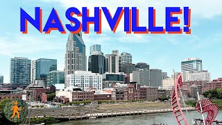 Downtown Nashville Tennessee  4K Virtual Walking Tour [upl. by Benedic624]