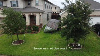 Houston Before and After Aerial Drone Shots Capturing the Devastation of Derecho Storm [upl. by Mcwilliams]