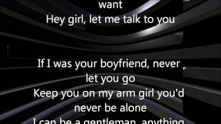 Justin Bieber Boyfriend KaraokeInstrumental with Lyrics on Screen Official 2012 [upl. by Mindy]