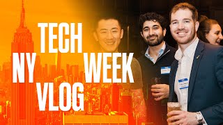 NY Tech Week 2024 Vlog  Feat a16z Techstars  Nasdaq [upl. by Latoya]