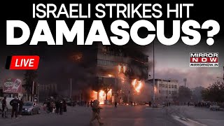 LIVE Israel Bombs Syrias Damascus Amid Rebel Control  Two Explosions BackToBack  WATCH [upl. by Korwun]