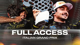 SF Full Access  2024 Italian GP  ON THE TOP STEP IN MONZA 🏆 [upl. by Nedlog]