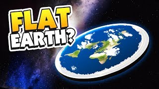 IS THE EARTH REALLY FLAT  Universe Sandbox 2 VR [upl. by Wynn]