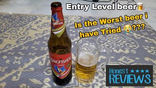 Kingfisher Strong Beer Review Is it worth the hype  drinking india beer review [upl. by Suivatram]