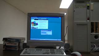 Installing Office 97 on Dual Pentium Pro Workstation with Windows NT 40 in the BACKROOMS [upl. by Sprague337]