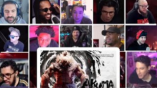 Street Fighter 6 Akuma Gameplay Trailer Reaction Mashup [upl. by Filbert]