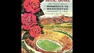 1961 Rose Bowl Washington vs Minnesota [upl. by Samalla]