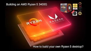 AMD Ryzen 3400G Build  Gaming Pc Ryzen 5 3400 G  Cheap gaming PC  B450 Motherboard  Amd vs Intel [upl. by Ylecic]