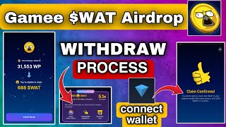 Gamee Telegram Bot Withdrawal Process  Gamee Airdrop Withdrawal  Gamee Wat Airdrop [upl. by Ardene]