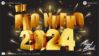 MIX AÑO NUEVO 2024 🎉 REGGAETON SALSA CUMBIA MERENGUE REPARTO VARIADO  DJ ANGEL BLACK [upl. by Nikaniki977]