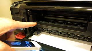 HOW TO CLEAN PRINT HEADS ON A HP PRINTER  FIXED MY PRINTING PROBLEM [upl. by Machutte583]