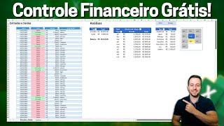 Planilha de Controle Financeiro Pessoal Excel em 10 minutos Como Fazer [upl. by Ecire848]