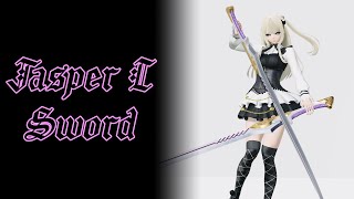 【PSO2NGS】Jasper L Sword  ジャスパーLの剣 Camo Showcase [upl. by Sandler]