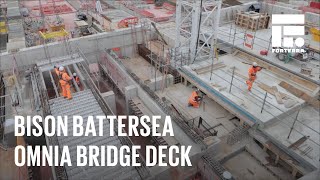 Battersea Omnia Bridge Deck  Bison Precast  Forterra [upl. by Mallory441]