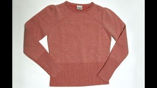 How To Fix A Shrunken Wool Jumper Using Products Youll Already Have In Your Bathroom [upl. by Tichonn]