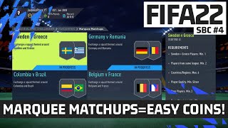 MARQUEE MATCHUPSEASY COINS FIFA 22 SBC 4 Nintendo Switch [upl. by Aimekahs376]