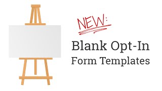 New quotBlankquot Optin Form Templates in Thrive Leads for WordPress [upl. by Areehs10]