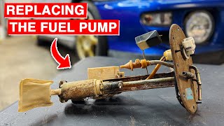 Replacing The Fuel Pump Will It Run  Impreza GF8 Build EP2 [upl. by Newfeld810]