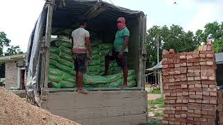 JSW cement unloading new short video 2024 [upl. by Selimah]