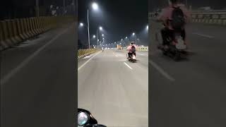 Night drive on road  Night drive on highway  Travel at night  Bike ride at night 🌌🌠🌑☄️🏍️🏍️🧑‍🦱 [upl. by Aniez]