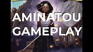 Carefully navigating some Lethal Vapors AMINATOU GAMEPLAY Deck Guide EDH Veil Piercer Spelltable MTG [upl. by Doreg]