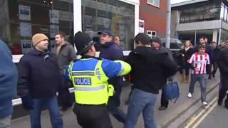 Southampton vs Pompey Hooligans  Trouble before amp after game [upl. by Guy]