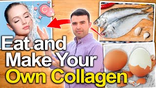 EAT AND MAKE YOUR OWN COLLAGEN  Top Collagen Containing and Forming Foods [upl. by Syxela936]