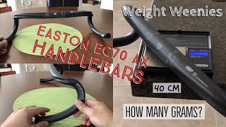 Easton EC70 AX Handlebars  Weight Weenies  40 cm 16 degree Flare Gravel Cycling [upl. by Holladay740]