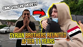 SURPRISING amp Reuniting with My SYRIAN Brother in EUROPE He has NO IDEA 💔 [upl. by Eugilegna]