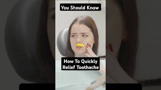 Quick Toothache Relief Tips healthinformation toothache [upl. by Landri554]