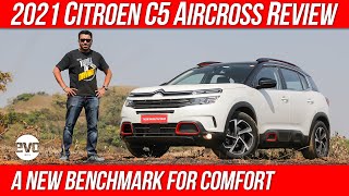 2021 Citroen C5 Aircross Review  This French SUV is the new benchmark for Comfort  evo India [upl. by Anita]