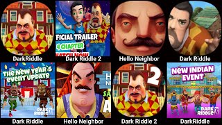 Dark Riddle Classic  Dark Riddle  Hello Neighbor  Dark Riddle 2  Hello Neighbor 2Dark Riddle 3 [upl. by Notloc]