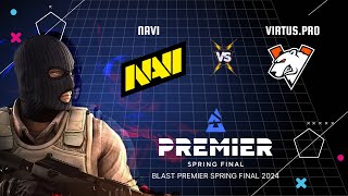 BLAST Premier Spring Final 2024  Navi vs VirtusPro  CS2 Highlights [upl. by Lyns]