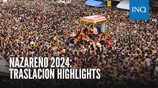 Nazareno 2024 Traslacion highlights [upl. by Arenat253]