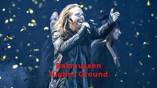 RasmussenHigher GroundLyric Video ESC 2018 Danish Music [upl. by Alleynad]