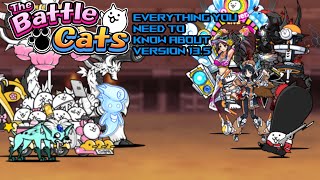 Everything You NEED TO KNOW About Version 135  The Battle Cats [upl. by Nekial]