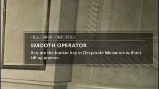 Acquire The Bunker Key In Desperate Measures Without Killing Anyone Smooth Operator Challenge [upl. by Art]