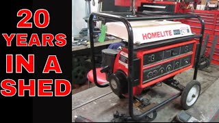 Portable Generator stored with Marvel Mystery Oil Will It Run [upl. by Seif]