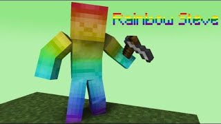 The Story Of Rainbow Steve  Minecraft [upl. by Nuahsed]