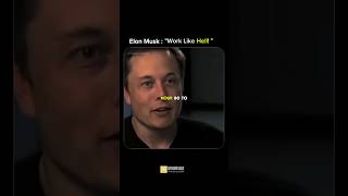 Work Like Hell  Elon Musk elonmusk shorts [upl. by Tiram667]